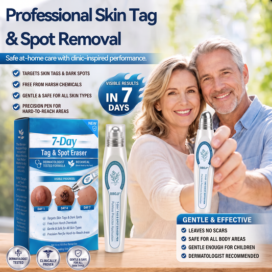 BBOJI®🌿 7-Day Skin Tag & Spot Eraser – Pain-Free & Scar-Free 💧