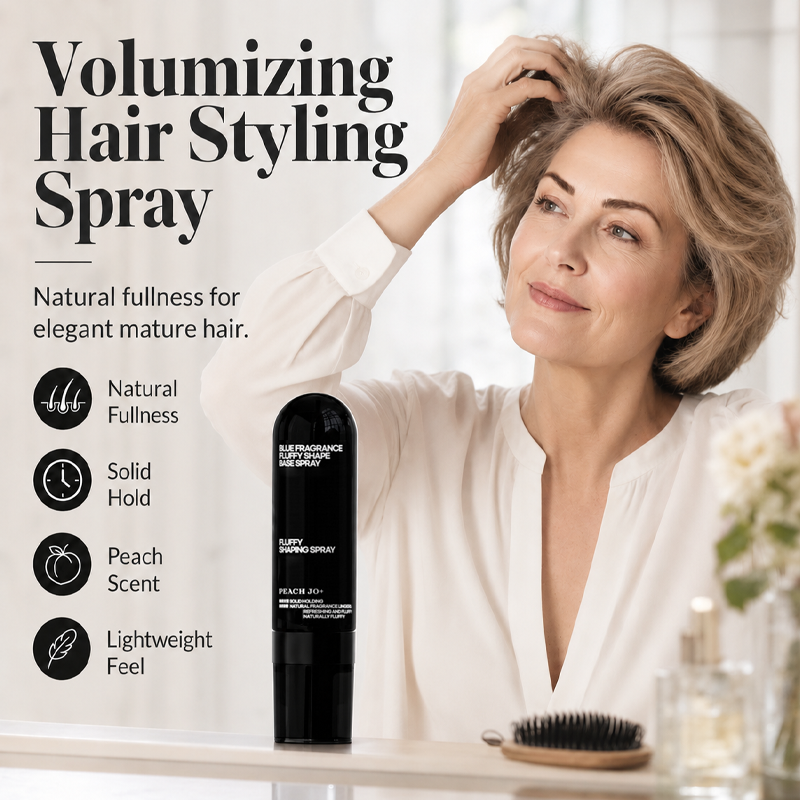 Buy 2 Get 1 FREE! 👩 Peach Volumizing & Setting Spray – Long-Lasting Hold 🍑