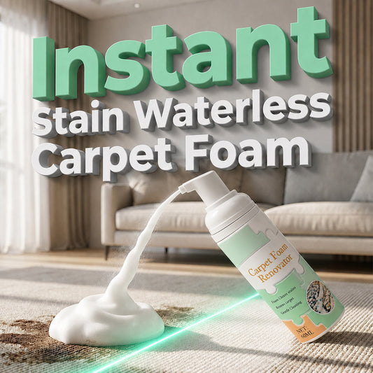 🧼 No‑Rinse Foam: Erase Carpet Stains Instantly ⚡