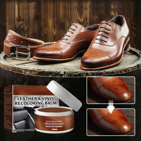 Contentgu®🔥Leather & Vinyl Recoloring Balm🛋️ Leather Repair Paste Fix Scuffs Restore Faded Leather